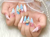 【ハンドネイル】長さ出し10本アートパーツつけ放題💅🏻