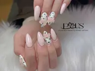 [HAND]自爪ジェル◆6本アート・パーツ付け放題　￥7990