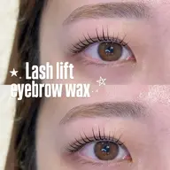 🦢まつげパーマorパリジェンヌ➕アイブロウwax🫖🌟※注意事項、詳細必読