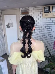 (土日祝限定ヘアセットメニュー)🌺編み下ろし🌺(5.12.19のみ六本木になります)