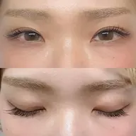 目を大きく見せたい方🫧マツパ＋目尻マツエク(30本まで)