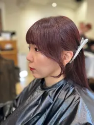 前髪顔まわりカット+ヘッドスパ30分