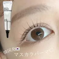 SNSで話題🫰🏻韓国発🇰🇷マスカラパーマ🖤ブラックエッセンスで美しい艶黒🖤✨