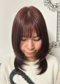 🦋フロンド矯正+前髪カット+オージュアトリートメント