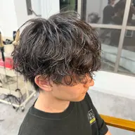 メンズ限定 カット+シャドウパーマ