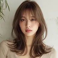 【赤み排除】カット+ブリーチなし透明感カラー+トリートメント 阪急淡路/髪質改善/ヘアカラー