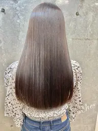 カット+美髪ストレート縮毛矯正