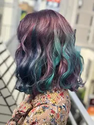 🦄ユニコーンカラー🦄or🌈レインボーカラー🌈&超音波トリートメント✨