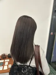 縮毛矯正リタッチ&マイクロバブル付き‼️