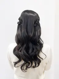 【デートやお出かけ前に】ナチュラルヘアセット🌿