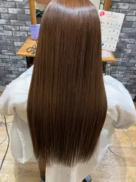 ナノスチーム縮毛矯正🌟枝毛カット付き