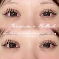 【パリエク】💗パリジェンヌ✖️フラットラッシュ𝟖𝟎本💗LED込✨