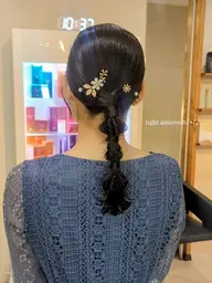 💐イベントや結婚式に💐 お呼ばれヘアアレンジ🎀(早朝料金あり)