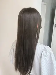 【ブリーチなし】透明感ワンカラー🫒➕プレミアムトリートメント✨
