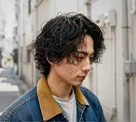 【雰囲気◎】メンズカット+グランジパーマ+CMCトリートメント