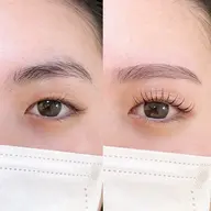 眉スタイリング×まつげパーマモデル