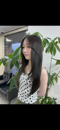 🎀【9月透明感カラー】🎀ワンカラー➕髪質改善+内部補修の2stepトリートメント付き