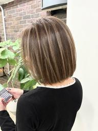 〔◎目立ち過ぎないブリーチ無しハイライト🌿💫〕シークレットハイライトカラー➕ナノスチームトリートメント
