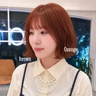 【8月平日限定🎋ブリーチなしダブルカラー】似合わせカット➕ダブルカラー➕Aujua treatment