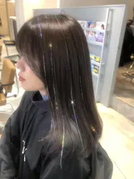 【モデル限定価格】【人気No.2👑】🌙韓国女子になれる🌙艶ワンカラー+キラキラティンセル付🩷