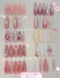 ✨チップ長さだし10本+季節スペシャル定額デザイン　オフなし11980➡️¥9980