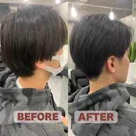 メンズカット💇顔型に合わせたシルエットで小顔効果もバッチリ💛 ビジネスもプライベートも決まる、好印象スタイル🖤