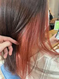 ⭐️大人気⭐️カット+イヤリングカラー+ハホニコ1step