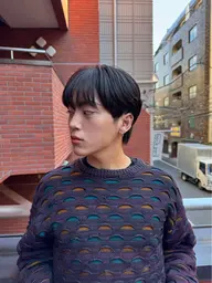 メンズマッシュ🫧/似合わせカット×ナチュラル【丸みのあるシルエットで、柔らかく今っぽい印象に。】