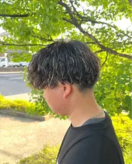 【モデル】メンズ カット+ハイライトカラー