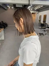 【2回目以降】カット×ケアダブルカラー×🌈艶ケアトリートメント(ブリーチ含む)