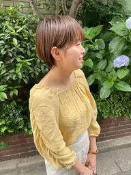 【平日/新規限定】似合わせカット+透明感カラー+サブリミックトリートメント
