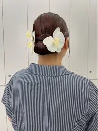 浴衣着付け+ヘアセット