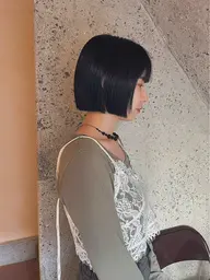 ボブカット＋縮毛矯正＋うる艶トリートメント🫧