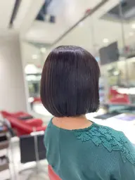 【20代人気】透明感暗染めカラー+TR✨施術時間90分