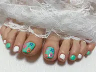 フット　親指のみアート　オフなし