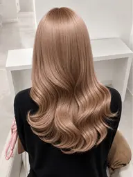 💫1番人気メニュー💫【🧡ベージュカラー🧡】ブリーチダブルカラー💫+トリートメント🫧