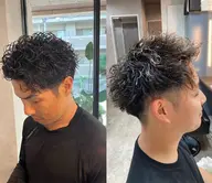 [メンズツイストパーマ」+カット