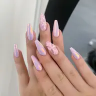 10本長さだし🎀ミラーネイル💎✨