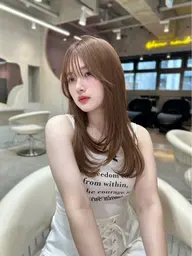 【透明感🫧高発色💎】✂︎カット+ブリーチなしダブルカラー+1stepトリートメント《ブリーチはしたくない方に》