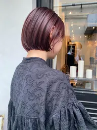 【6月2日限定】ブリーチなし透明感、高発色、艶カラー+超音波毛髪補修TR