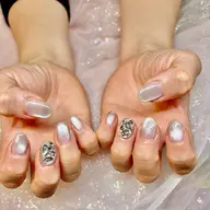 2本埋め込みネイル オフあり