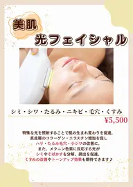 美肌⭐️光フェイシャル