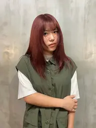 【ミニモ学割限定🎶🌐】透明感ブリーチカラー+似合わせカット+トリートメント(ブリーチリタッチも🆗✨️)