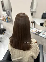 【営業後限定🥣】ワンカラー➕毛先整えcut‪✂️
