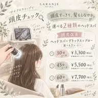 🔎頭皮改善｜30分コース　￥3,300 ※マイクロスコープ付き