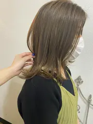 【🫧艶カラー🫧】　　　　　　　　　　　　　　ダメージレスカラー + メンテナンスカット