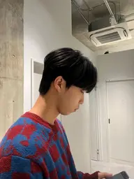 メンズカット+ダウンパーマ+眉カット