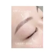 〔美眉WAX〕✖️〔ハリウッドブロウリフト〕☆眉毛にもパーマで旬顔に⭐︎
