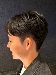 メンズショートスタイル　ツーブロックコース