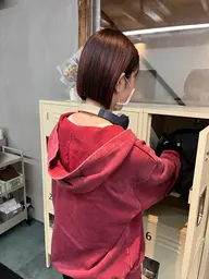 【10代〜20代限定🫧】🤍🧡ボブカット+ワンカラー🧡🤍トリートメント付き💫◎お日にち、お時間のご相談も◎
